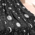 thumbnail image 3 of Black White Zodiac Sun Moon Pattern Blanket,Comfortable Soft Lamb Wool Throw Blanket,All Season,Warm Lightweight Blankets for Sofa Bed Couch Living Room Chair,60"x80", 3 of 4
