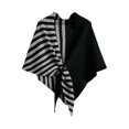 thumbnail image 2 of HuangHuanChen Shawl Wraps for Women Winter Fleece Poncho Shawls Scarf Sweater Shall Cape Knit Lightweight Warm Cozy Soft Shawls and Wraps for Evening Dresses One Size, 2 of 4