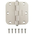thumbnail image 5 of Baldwin Br7024 3.5" X 3.5" Solid Brass 5/8" Radius Corner Plain Bearing Mortise Hinge -, 5 of 7