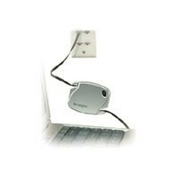 Kensington Portable Ethernet Cord - Network cable - RJ-45 (M) to RJ-45 (M) - 7 ft - retractable