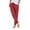 Red, variant on TSADFHJI Black Skirt Women Winter Womens Pants Drawstring Back Elastic Waist Pants Casual Trousers with Pockets S Red