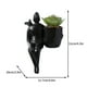 thumbnail image 3 of Jarrón, florero, maceta de cerámica para el hogar, simulación de suculentas, jarrón para sala de estar, decoraciones, plantas verdes, maceta de escritorio, maceta de cerámica, 3 of 4
