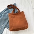 thumbnail image 5 of HongHeng Clearance Under $2.00 Casual Tote Bag with Pockets Large Capacity Handbag Lleisure Bag Shoulder Bag Tote Bag, 5 of 7