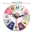thumbnail image 2 of 1Pc Artistic Creative European Style Round Antique MDF Home Office Wall Clock Decoration #5, 2 of 3