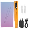thumbnail image 1 of Lápiz de microblading USB recargable para cejas, delineador de ojos, labios, máquina de tatuaje, enchufe de la UE 110‑240 V, dorado, 1 of 10
