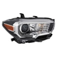 thumbnail image 2 of For Toyota Tacoma 2016 17 18 19 20 21 2022 Headlight Assembly Passenger Side | With LED Daytime Running | Black Housing | Replacement For TO2503244 | 191275883310, 8111004270, 2 of 4