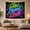 Glow Beyond Limits, variant on Season to Sparkle Neon Sign Against Festive Black Background, Energetic Digital Art for Holiday Decor Lovers, Festive Wall Art Christmas Gift Tapestry Wall Hanging for Bedroom and Living Room