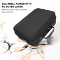 thumbnail image 4 of Carrying Case for Game Console, Portable Game Console Storage Bag with 24 Games Card Slots, Protective Hard Shell Travel Case for Dock, Power Adapter, Controller, Headphones, 4 of 7