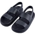 thumbnail image 4 of Women's Flat Sandals, 2-Strap Open Toe Back Strap Summer Sandal D90121, 4 of 5