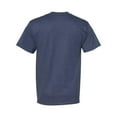 thumbnail image 2 of Hanes Mens Beefy-T Short-Sleeve T-Shirt, 5XL, Heather Navy, 2 of 4