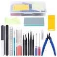 thumbnail image 5 of Kit de herramientas de impresora 3D de varios modelos, cuchillo de recorte, raspador, aguja de limpieza, pinzas, alicates, Kit de desbarbado, herramientas de impresión 3D DIY, 5 of 5