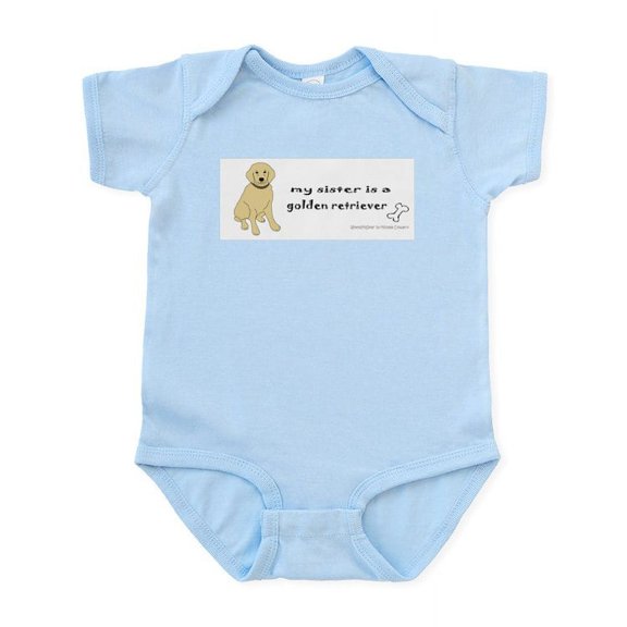 CafePress - Golden Retriever Gifts Infant Bodysuit - Baby Light Bodysuit, Size Newborn - 24 Months