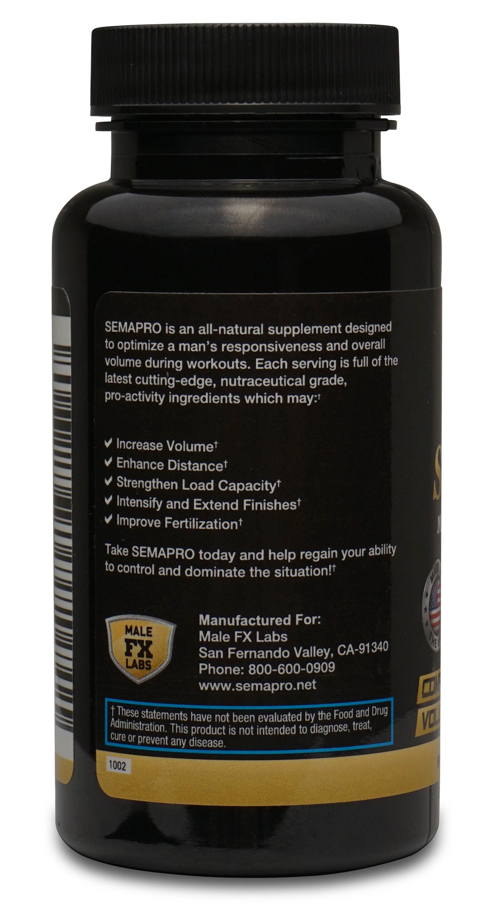 XXL LOAD Semen Volumizer - 2-Pack Capsules For Increased Semen Volume & Harder Erections