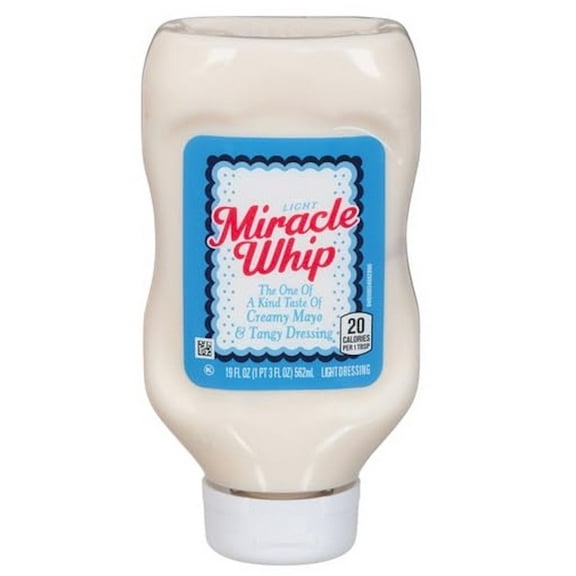 Kraft Miracle Whip Light Mayo Dressing 19 fl oz (Pack of 5)
