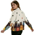 thumbnail image 3 of DISNIMO Cat Heart Printed Sweatshirts for Women Trendy Jackets Long Sleeve Outwear Warm Sweatshirts Fall Winter Clothes, S, 3 of 7