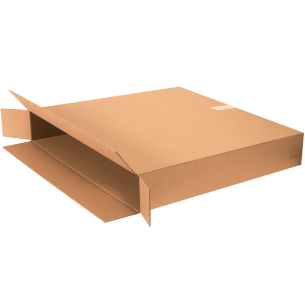 Office Depot® Brand FOL Flat-Panel TV Boxes, 42"H x 8"W x 70"D, Kraft, Pack Of 5