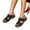 Black, variant on Orthopedic Wedge Sandals for Women Dressy Slip on Wedges Sandals with Arch Support, Casual Comfortable Summer Beach Walking Shoes