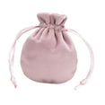 thumbnail image 4 of Bolsa con cordón para guardar joyas, bolsa de terciopelo para regalo de San Valentín Rosa claro 75x95cm, 4 of 9