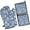 Dog with Woof, variant on Dog Breeds Kitchen Oven Mitt and Pot Holder Sets 2 Pcs for Baking, Cooking and Grilling, Heat Resistant Up To 392 °F