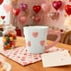 thumbnail image 5 of Taza para parejas de San Valentín | Taza de café cerámica Rojo Rosa Blanco Negro | Acabado brillante duradero de 5,3 pulgadas | Diseño de Corazón Romántico | regalo ideal para él, ella | Agarre, 5 of 6