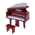 thumbnail image 1 of Mini Piano Portátil ANGGREK Juego De Taburete De Piano Para Casa De Muñecas, 1 of 7