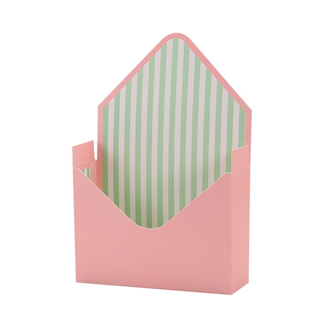 Valentine Day Bouquet Envelope Foldable Paper Material Thick Sturdy Reusable for Anniversary Wedding Birthday Gift Packaging
