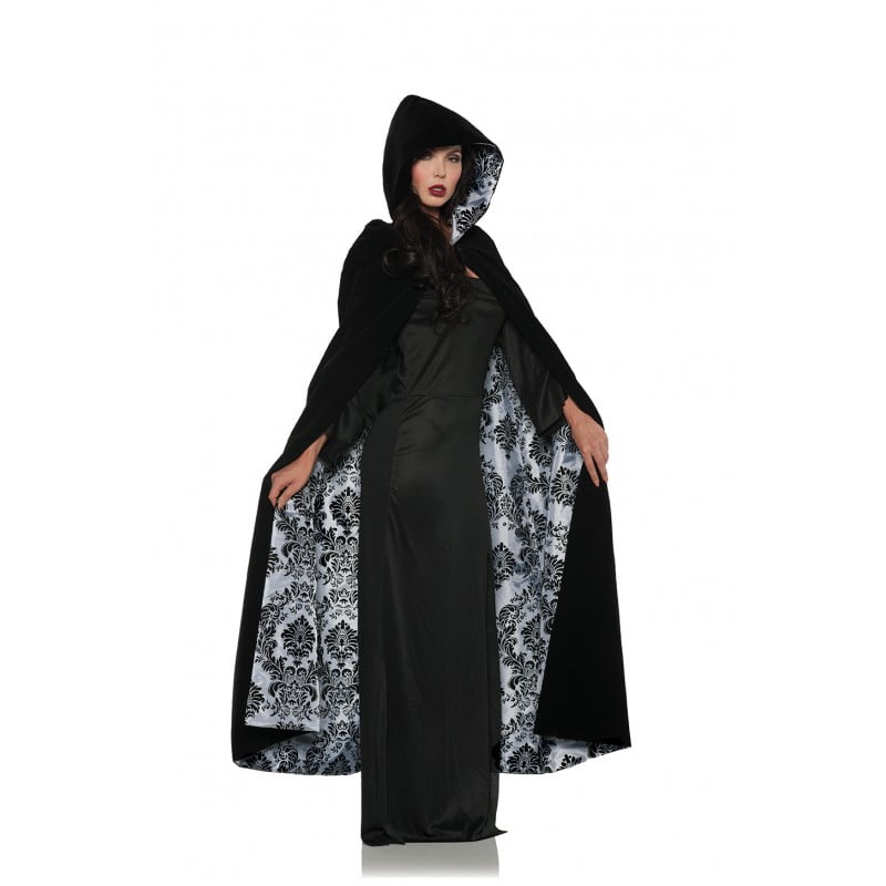 Satin Purple Bat Cape Adult Male Halloween Costume Accessories One Size