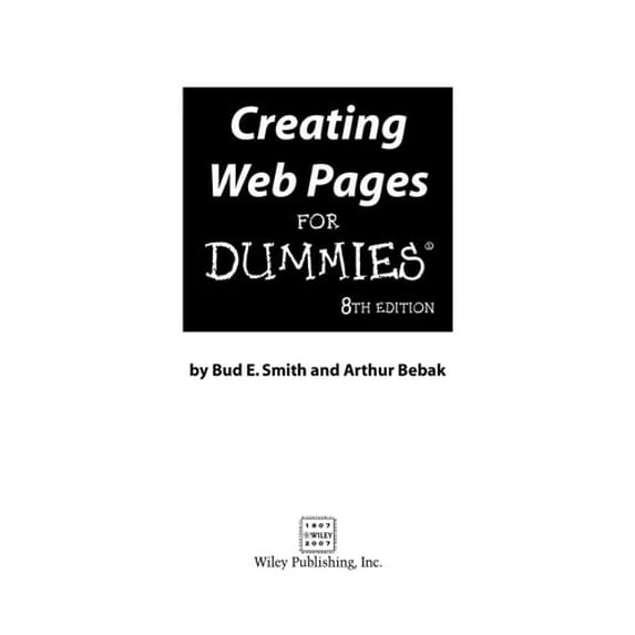 Pre-Owned Creating Web Pages for Dummies (Paperback) 0470080302 9780470080306
