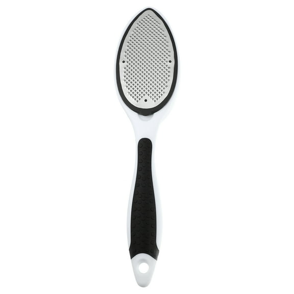 Unique Bargains Dual Sided Foot File Removes Dead Skin Pedicure Feet Care Tool White