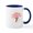 White/Navy Inside, variant on CafePress - Happy Easter Bunny Mother And Chold Under Tre Mugs - 11 oz Ceramic Mug - Novelty Coffee Tea Cup