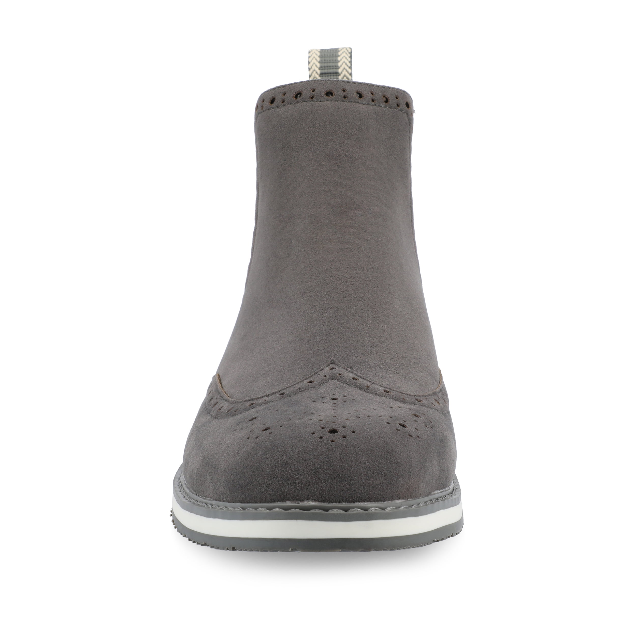 Vance Mens Thorpe Wingtip Slip-on Chelsea Boot