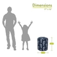 thumbnail image 2 of Majestic Home 85907239033 Petit Pouf de Cheval de Mer Marine, 2 of 5