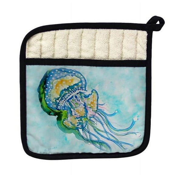 Betsy Drake PT056 Jelly Fish Pot Holder