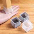 thumbnail image 4 of Bangcool 24PCS Chair Leg Cap Square Scratch-proof Chair Leg Protector Furniture Pad, 4 of 10