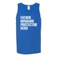 thumbnail image 2 of Wild Bobby,Father Husband Protector Hero Best Dad Husband Gift, Father's Day, Men Graphic Tank Top, Royal, Small, 2 of 3