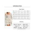 thumbnail image 2 of Seyurigaoka Women Layered Flounce Dress, Flower Print/Solid Color Square-Neck Long Sleeve One-Piece, 2 of 2