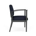 thumbnail image 2 of Amherst Steel Reception Oversize Guest Chair / Charcoal Steel / Navy Blue, 2 of 3