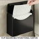 thumbnail image 4 of Dispensador de Papel Higiénico de Pared de Aleación de Aluminio | Diseño Sin Perforaciones | Portapañuelos Gris de 24,4 X 20 X 9,8 Cm | Estante para Guardar Toallitas y Artículos Sanitarios | Organiz, 4 of 6