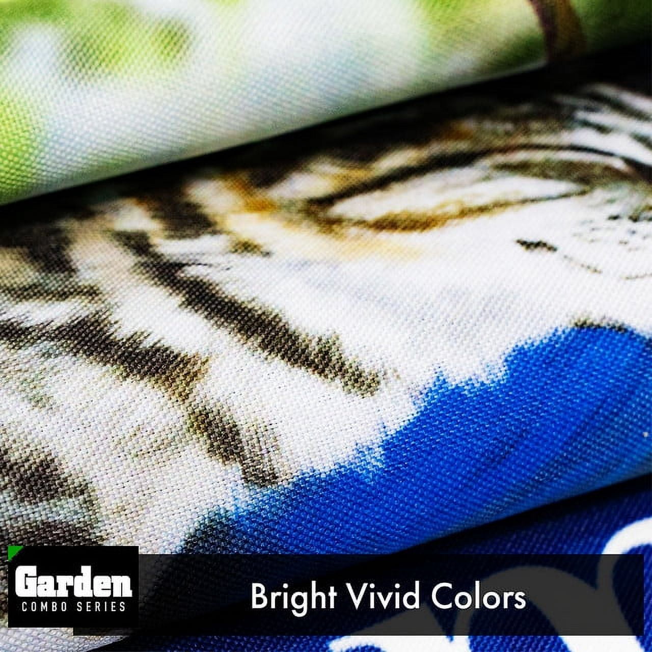 G128 Combo Pack: Garden Flag Stand Black 36x16IN & Garden Flag Welcome Sleeping Kitten 12x18IN