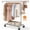 Silver, variant on UNTIMATY 450 lbs Heavy Duty Clothes Rack, 44-69.3" Adjustable Rolling Garment Rack on Wheels, Metal Closet Organizer for Bedroom Laundry, Silver
