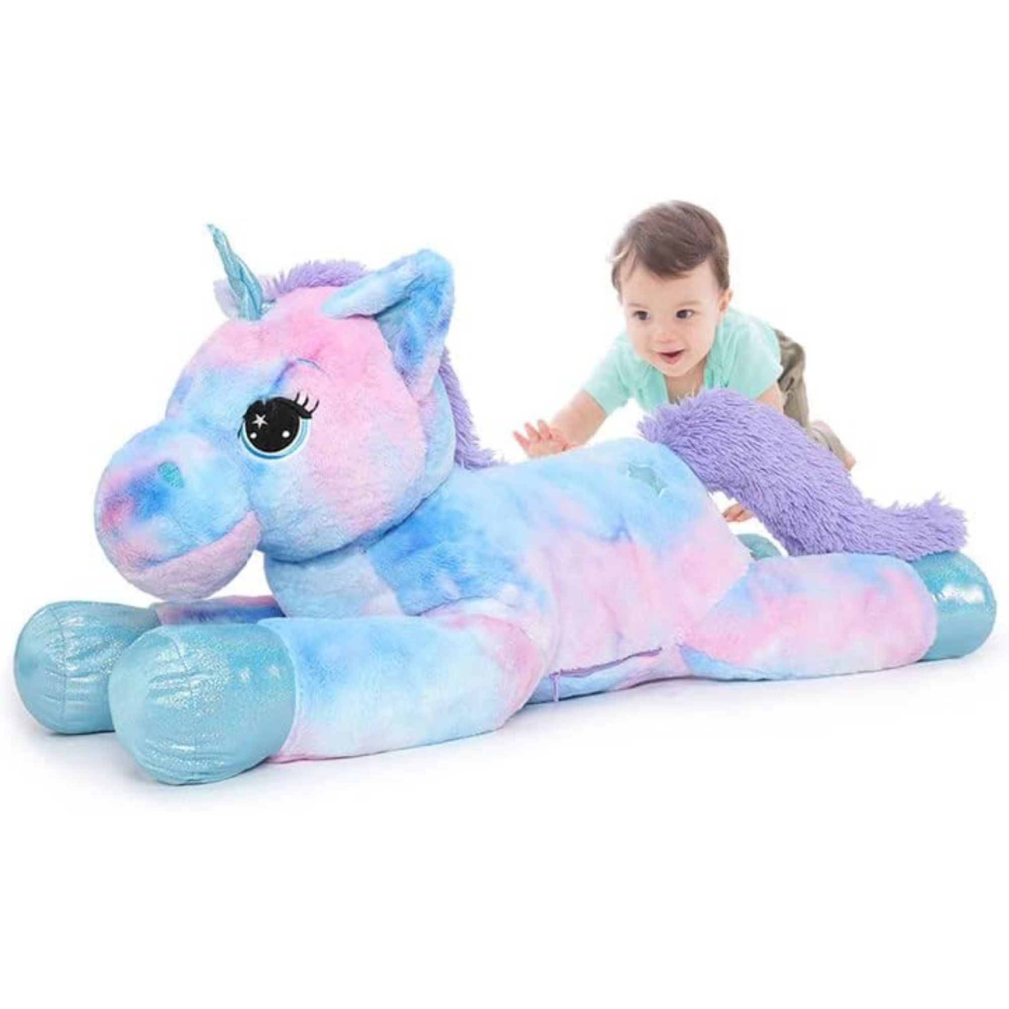 Free Shipping! MorisMos Giant Unicorn Stuffed Animal 43'' Soft Big ...