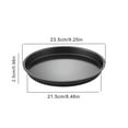 thumbnail image 3 of Hovmgk Pizza Baking Tray, Round Aluminum Carbon Steel Pie Pan for Oven, Non-Stick Pizza Pan, Perfect for Home & Restaurant Baking, Serving, and Roasting, Available in 23.5cm and 26cm Sizes, 3 of 9