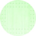 thumbnail image 1 of Ahgly Company Indoor Round Solid Green Modern Area Rugs, 8' Round, 1 of 1