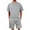 Grey, variant on Tiweut Men's Short Sets Summer Loose Fit Short Sleeve Crew Neck Tees and Shorts Two Piece Sports Set Suit for Man Beige,L