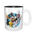 thumbnail image 4 of Taza de cerámica de Looney Tunes para hombres y mujeres, linda taza de café y agua para las vacaciones de Navidad, diseño único con asa para la oficina en casa, taza de café y té decorativa para, 4 of 5