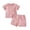 b195-Pink, variant on KPOPLK Baby Toddler Boy Clothes Summer Outfits 6 12 18 24 Months Patchwork Short Sleeve T Shirt & Shorts Sets(6-12 Months,Green)