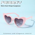 thumbnail image 3 of FEISEDY Vintage Heart Shaped Sunglasses Women Stylish Love Eyeglasses B2421-P1, 3 of 14
