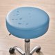thumbnail image 1 of Funda de silla redonda de PU impermeable, funda de asiento de silla, funda de cojín de asiento/sentado de cuero para silla de comedor de hotel para el hogar, 1 of 6