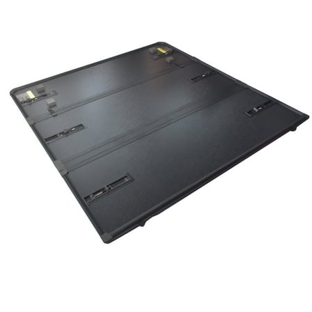 Mustrod 5.5FT Hard Tri-Fold Tonneau Cover with Light for 2015-2025 Ford F-150 Truck Bed Waterproof