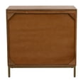 thumbnail image 5 of Sagebrook Home Modern Neutral 30" Midcentury Slat 2 Door Cabinet, Mango Brown, Rectangle - 30" x 15" x 30", 5 of 11